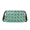 Rhomboid-gespleißte geometrische Box-Tasche mit All-Match-One-Shoulder Cross-Slember-Kette Helle Gesichts-Tasche