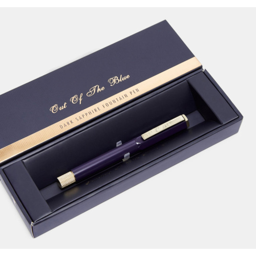 Luxury custom paper cardboard single pen gift box