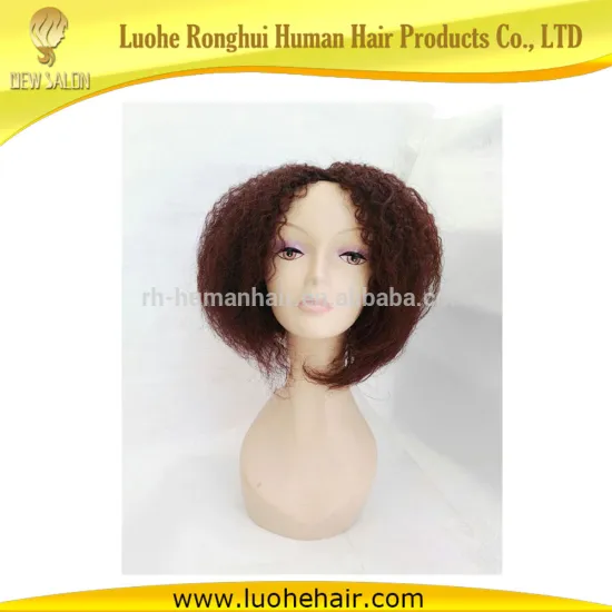 Wholesale afro wave fashion machine made short wig yaki