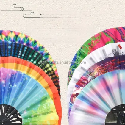 Custom Printed Bamboo Fan - Promotional Gifts & Crafts