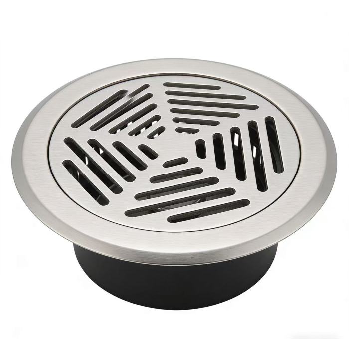 High-Velocity Circular Floor Diffuser