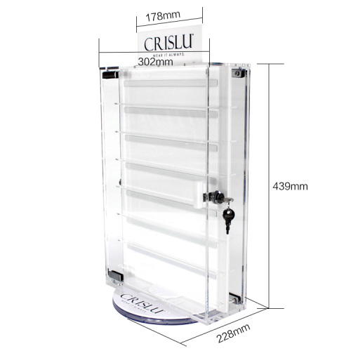 APEX Acrylic Necklace Jewellery Display Cabinet with Lock