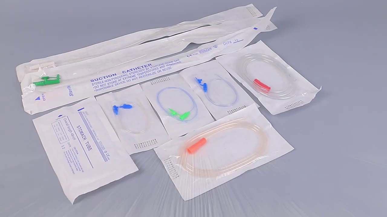 Soft PVC Stomach Tube (F6-F24) - Sterile Medical Transparent with or without X-ray Line