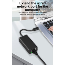 USB Hub USB C naar RJ45 -adapter