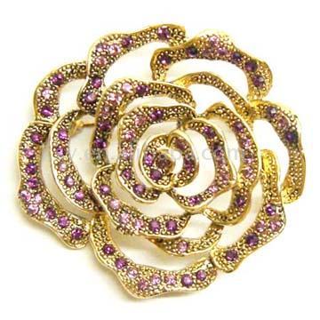 Rose brooch