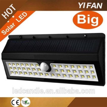 44 LED Outdoor Solar Powered Digital Security garden Lights outdoor wall lamp