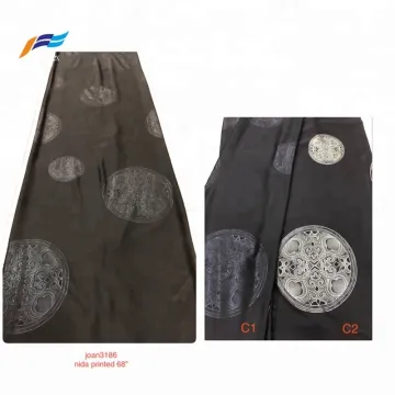 Top Qualiy 100% Polyester Nida Foil Abaya Fabrics