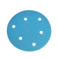 Blue Sandpaper Abrasive Automotive Multi-Holes Sand Disc