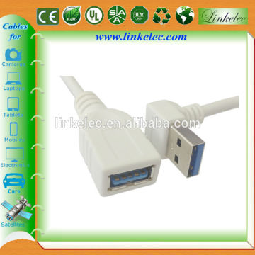 High speed usb down angle A male to A Female cable usb 3.0 cable
