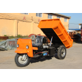 Tricycle de dumper diesel personnalisé avec une grande boîte ouverte