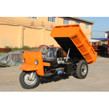 Tricycle de dumper diesel personnalisé avec une grande boîte ouverte