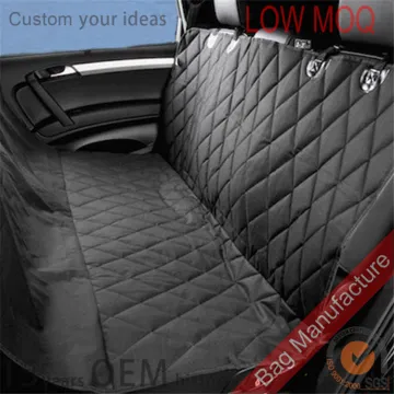 Classical quilted deluxe dog car seats for rear double seat