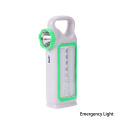 Luz de emergência multifonte de energia recarregável portátil