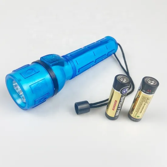 Wholesale 2AA Battery flashlight with 3 LED Plastic Rubber Torch for Outdoor Use