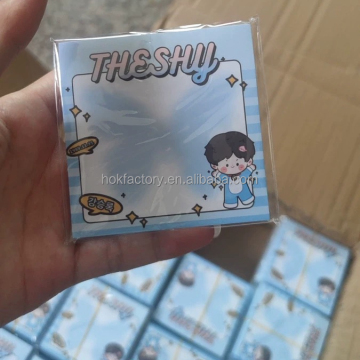 Kpop benutzerdefinierte niedliche klebrige noten memo pads