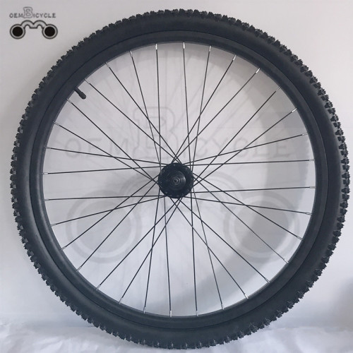 26inch aluminum black MTB bicycle wheel