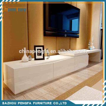 Fancy Design Expandable High Gloss Wooden TV Stand/Living Room Furniture