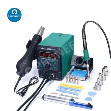YIHUA 8786D 2 In 1 Soldering Iron Hot Air Gun Rework Station