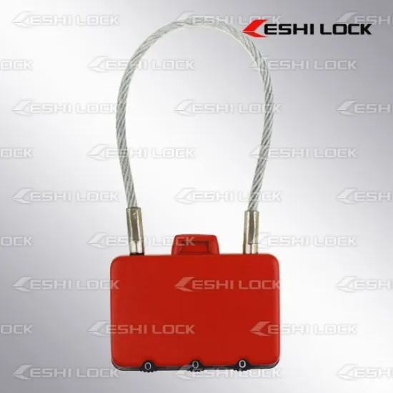 Rectangle Combination Cable Lock