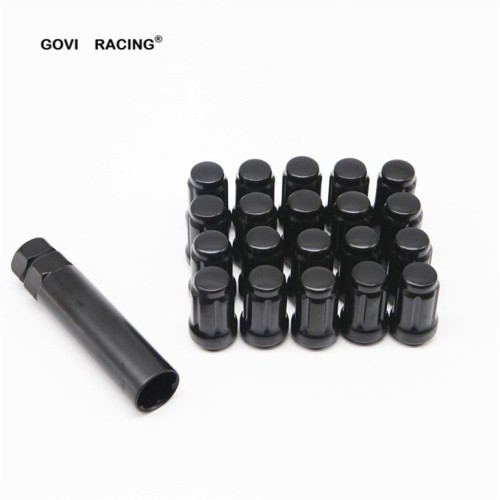 Schwarze Radmuttern M12 x1.25 für Gieß