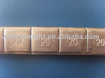 Lead weights for truck wheel rims