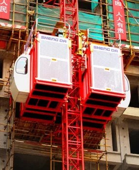 SC200 200 Steel Construction Elevators: Hoistway, Motor, and Mechanical Components for Site Safety and Efficiency