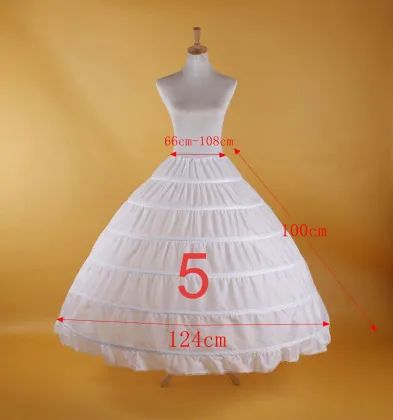 2019 New Hot Sell Bridal Wedding Petticoat Hoop Crinoline Prom Underskirt Fancy Skirt Slip