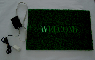 Electroluminescent EL Advertising Poster Floor Mat