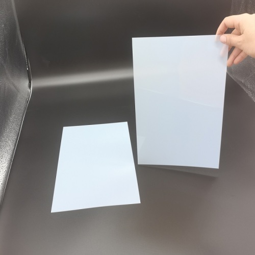 رسم ورقة الاستنسل الجدار الشفاف فيلم مايلار أبيض