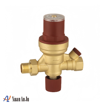 Smart Brass Valve with Pressure Monitoring for Heating