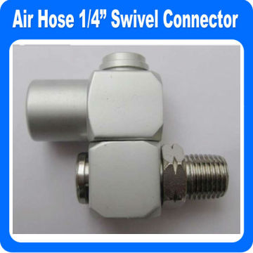 Air hose 1/4 inch 2-way swivel connector