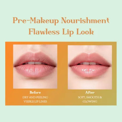 YAHE SPF Lip Care Oil UV Protection Lip Oil, Moisturizing Non-Greasy Lip Primer, Smooth Lip Lines, Glass Lip Makeup Base fo