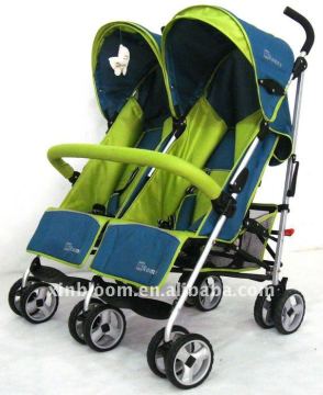 2016 baby Twins pram with two safe and confortable seat ,pass en1888 fit for eu marketing.