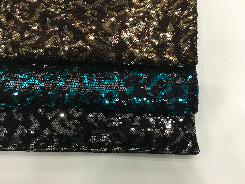 Geometry Sequin Embroidery Fabric