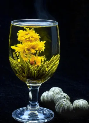 Health Flavored Flowing Tea Blooming Tea