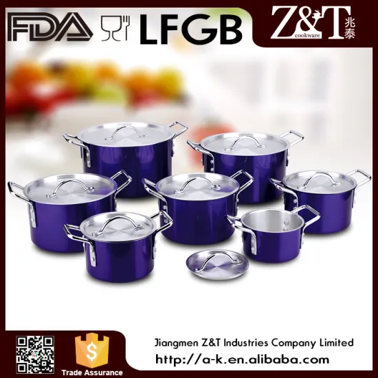 Jiangmen aluminum camping cookware german cookware sets
