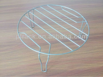 Metal silver morden round wire toast rack