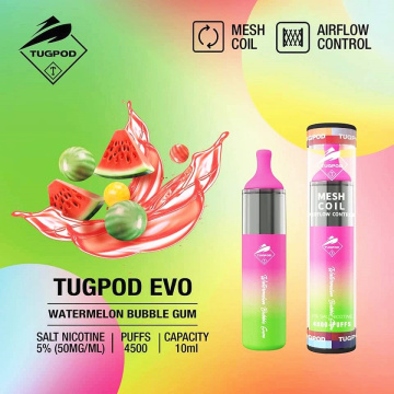 TUGBOAT EVO 4500 पफ्स डिस्पोजेबल वेप डिवाइस Essenvape