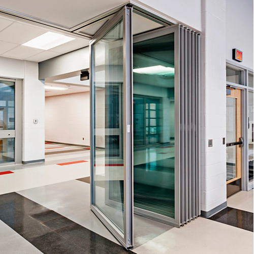 Glass movable soundproof partition walls
