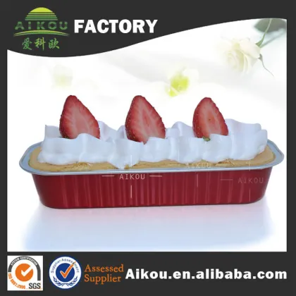 Oven and microwave safe long-shape muffin/ cake mold,cake cups,cake box