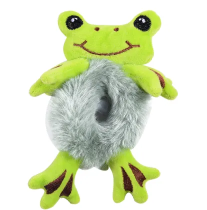 Unique Cartoon Plush Hair Accessories: Rabbit, Hair Circle, Pig Intestines, and More for Children