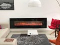 Chimenea eléctrica de 72 pulgadas de pared de baja potencia