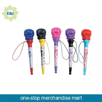 high quality plastic bounce ball pen