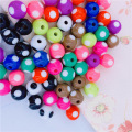 12-16-18mm round acrylic fancy mix beads