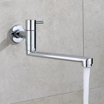 Long Mop Pool Faucet Cold Tap Wall Mount