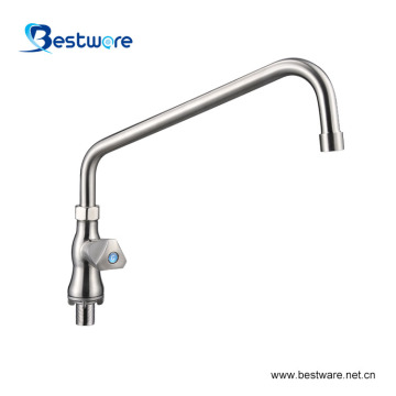 Stainless Steel Swing Faucet Single Cold Kitchen Faucet