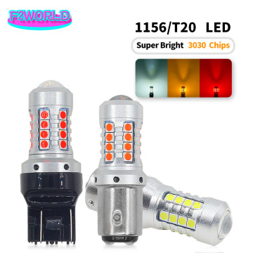 1156 BA15S P21W 5008 7506 LED Bulbs - 1500 Lumens Backup Reverse Light Bulb with Projector Lens