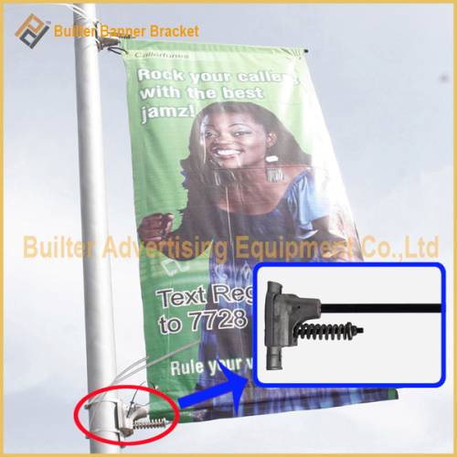 Metal Street Light Pole Advertising Banner Hardware