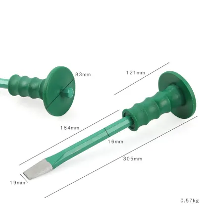 High Quality Multifunctional Fitter Chisel Punch Tool - Green Stone Cold Chisel