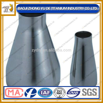 ASME B16.9 Gr2 titanium concentric reducer for industry
